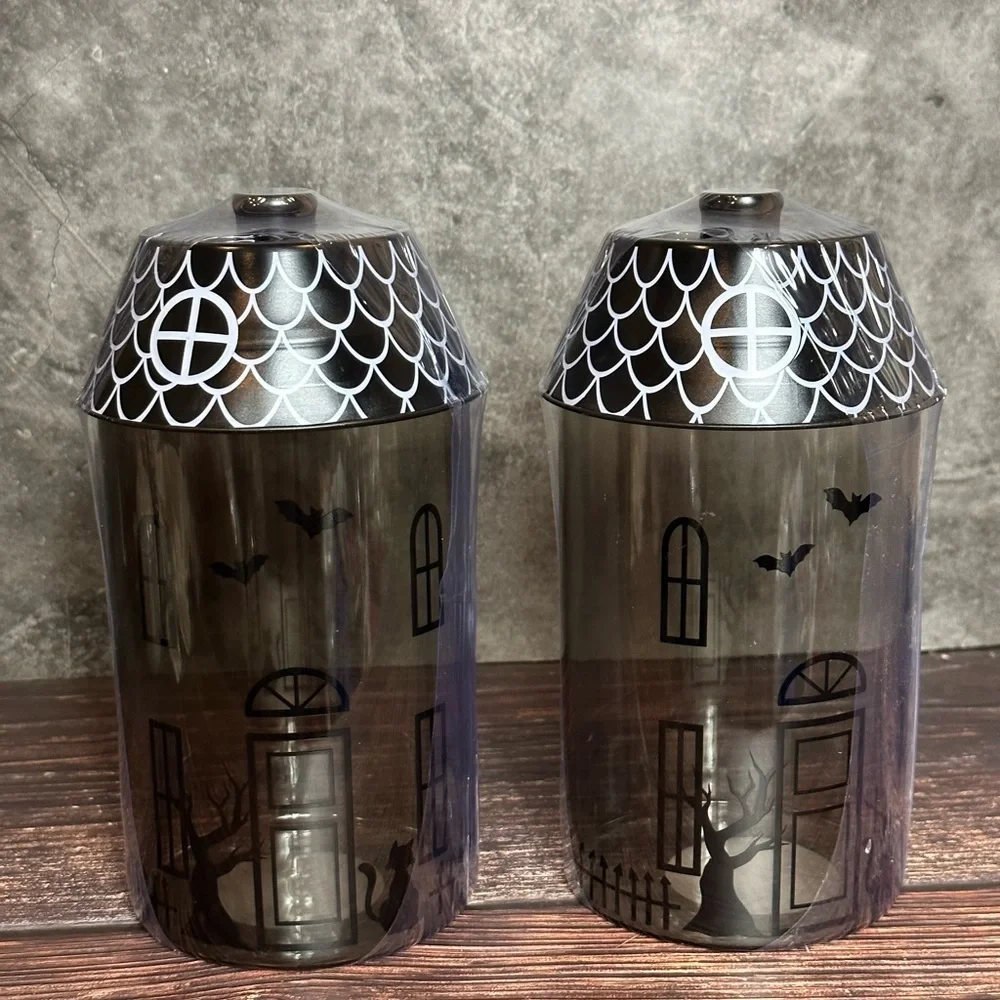 Target Bullseye Halloween Haunted House Glass Canister Set